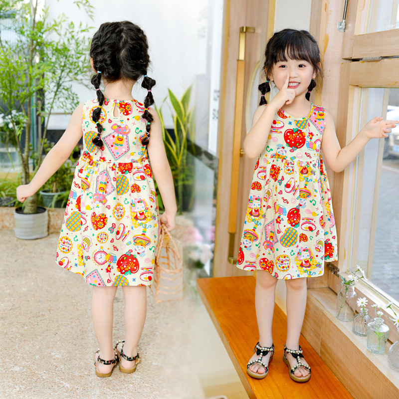 Girls Dress 2023 Children's Dress New Children's Clothes Big Children's Girl Princess Dress Girl's Dress