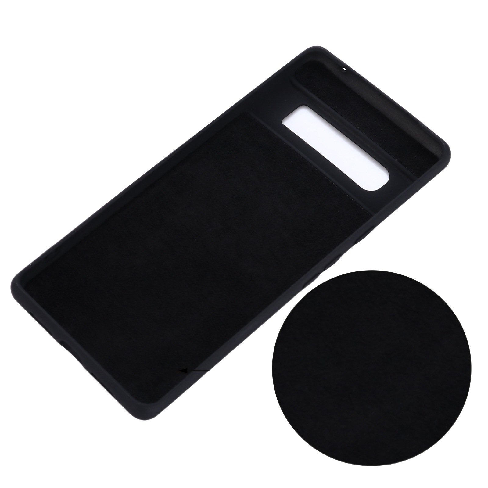 For Pixel6 Liquid Silicone Case 4A-5G/5 XL Google Pixel 4 Fluff Phone Case Pixel 5