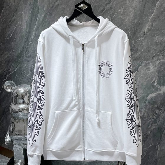 New Cross-border Correct Chrome Hearts Home Keros Classic Sweatshirt Zipper Hoodie Hoodie Hooded Jacket