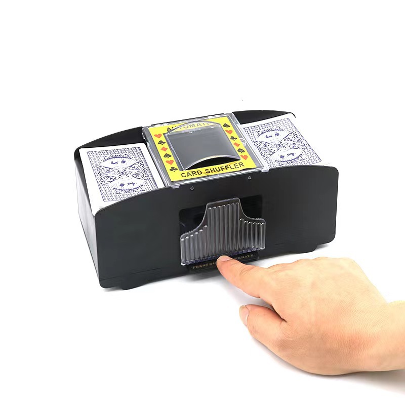 Automatic Shuffler for 2-Deck, 4-Deck, 6-Deck Playing Cards, Tabletop Game, Amazon Supplier for Texas, San Guo killing