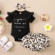 2023 newborn fairy fan summer baby clothes jumpsuit shorts suit floral summer clothing cute little Princess