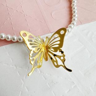 Cross-border Double Butterfly Trying to Butterfly Acrylic Cake Decoration Acrylic Three-dimensional Butterfly Cupcake Decoration