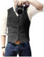 Men's Vest Amazon Blast Herringbone Vest Light Business Casual British Style Vest Vest Factory in stock