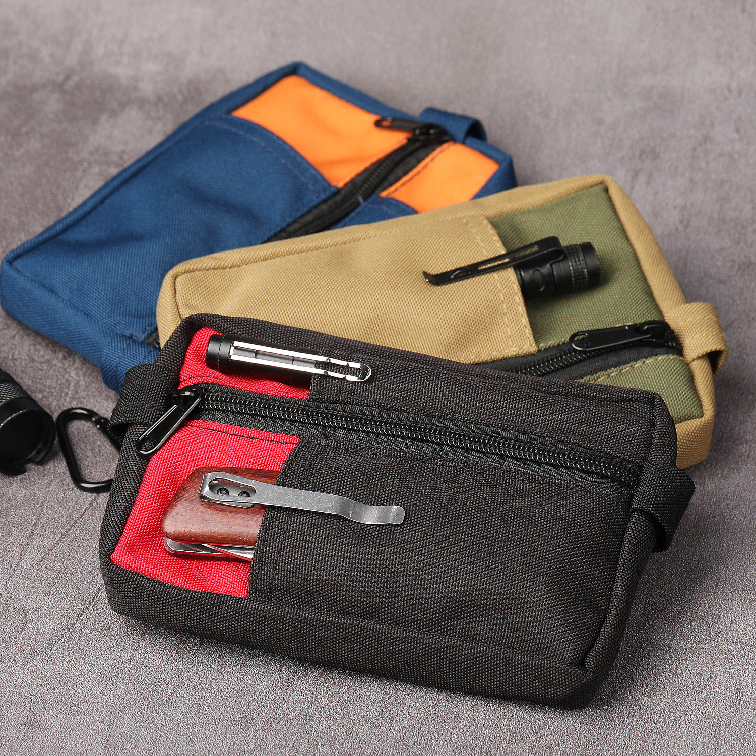 Cross-border new edc storage bag multi-functional military fan tactical bag portable coin purse card bag outdoor EDC tool kit