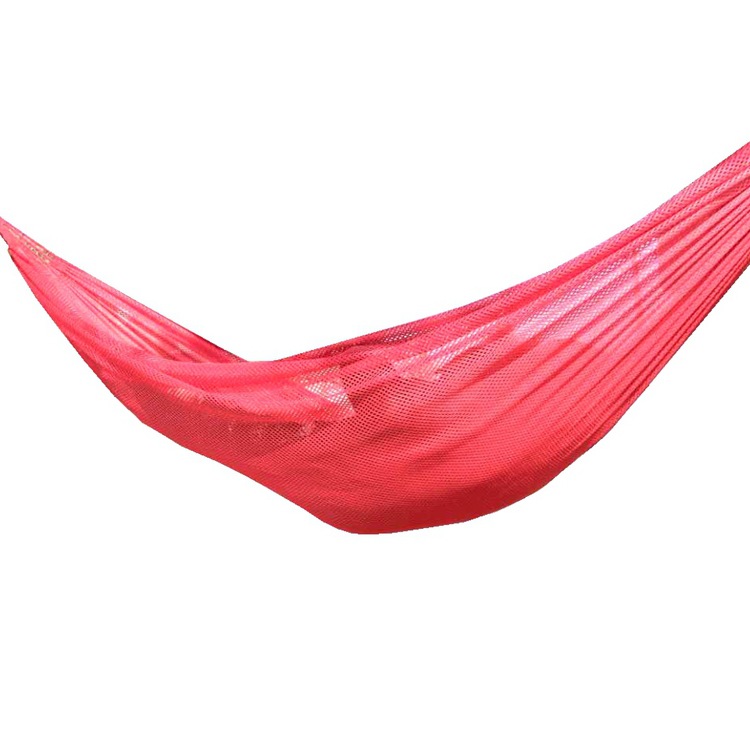 Outdoor Travel Camping Breathable Single Double Hammock Hammock Curved Stick Anti-rollover Indoor Balcony Swing