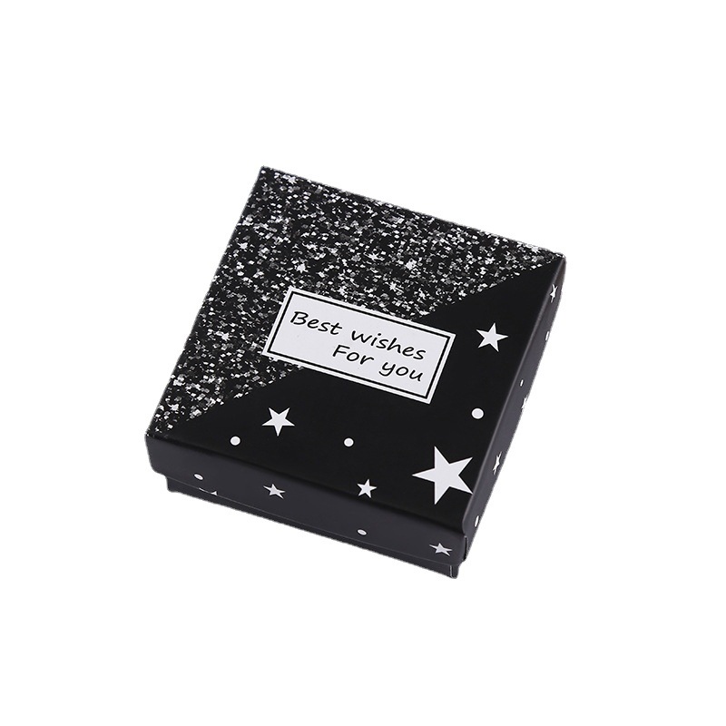 Wholesale New gradient color necklace ring earrings bracelet heaven and earth cover packaging box gift box jewelry box