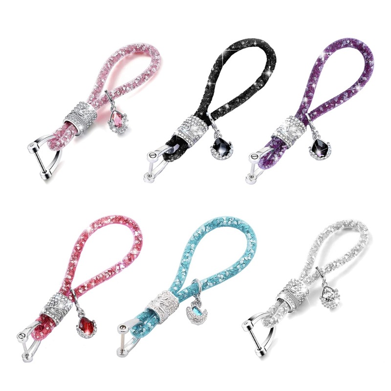 Car diamond key chain car car car with drill rhinestone full drill crystal drill key ring key ring