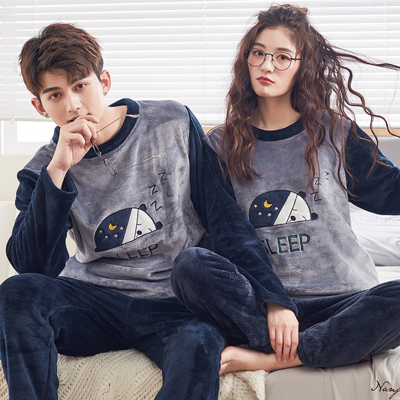 Strictly Selected Pure Cotton Men's Pajamas Spring and Autumn New Long Sleeve Simple Pullover Men's Student Home Clothes Casual suit