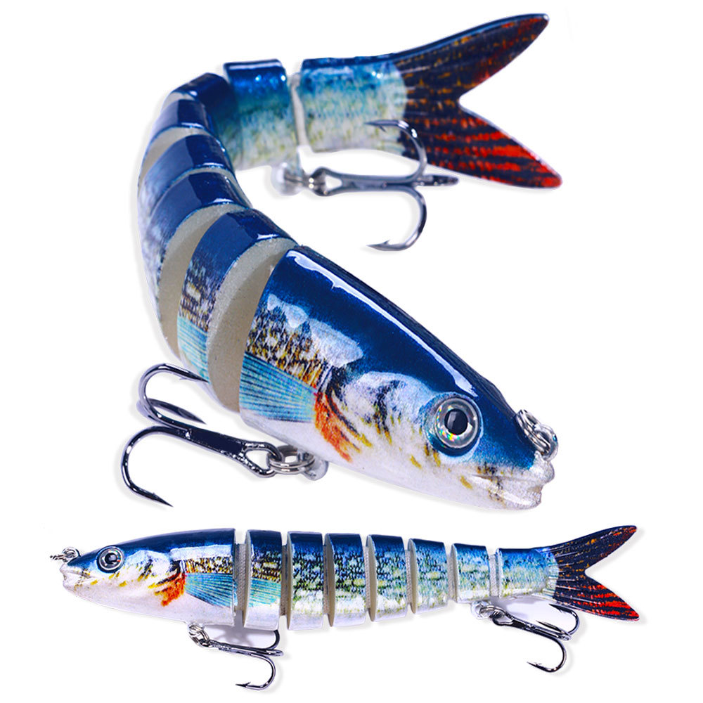 New Luya Bait Multi-section Fish 16 Color 13cm 18g Bionic Multi-section Bait Hard Bait Foreign Trade Luya Fishing Fake Bait