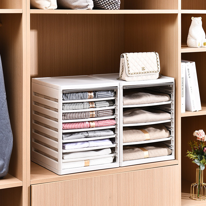 Folding board lazy wardrobe organizing artifact clothes short sleeve shirt storage rack folding T-shirt shirt classification folding board