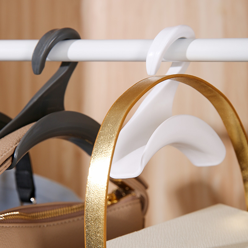 Wholesale wardrobe bag arch rack multi-purpose handbag wardrobe storage rack tie scarf scarf hook rack