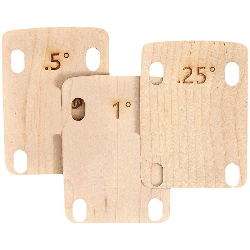 Amazon New 3 Pieces Guitar Neck Wooden Gasket Neck Bottom Adjustment Gasket Guitar Accessories