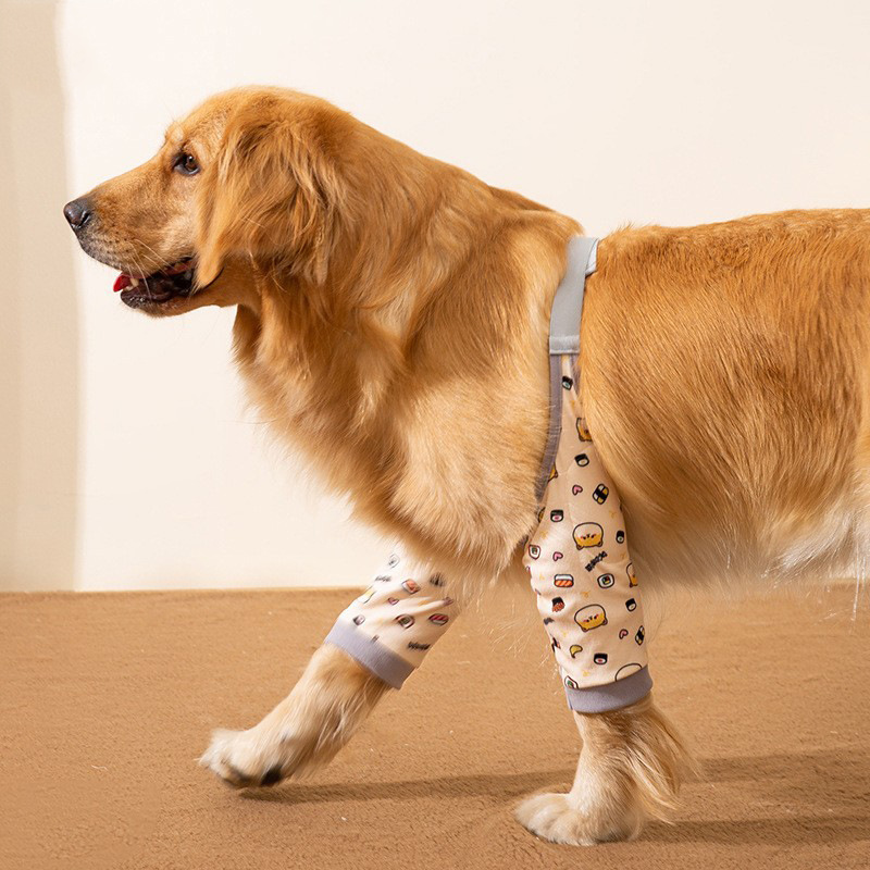 Pet Knee Protector Elbow Protector Dog Joint Surgery Protective Cover Golden Retriever Chai Dog Medium-sized Large Dog Anti-wear Anti-dirty Leg Cover