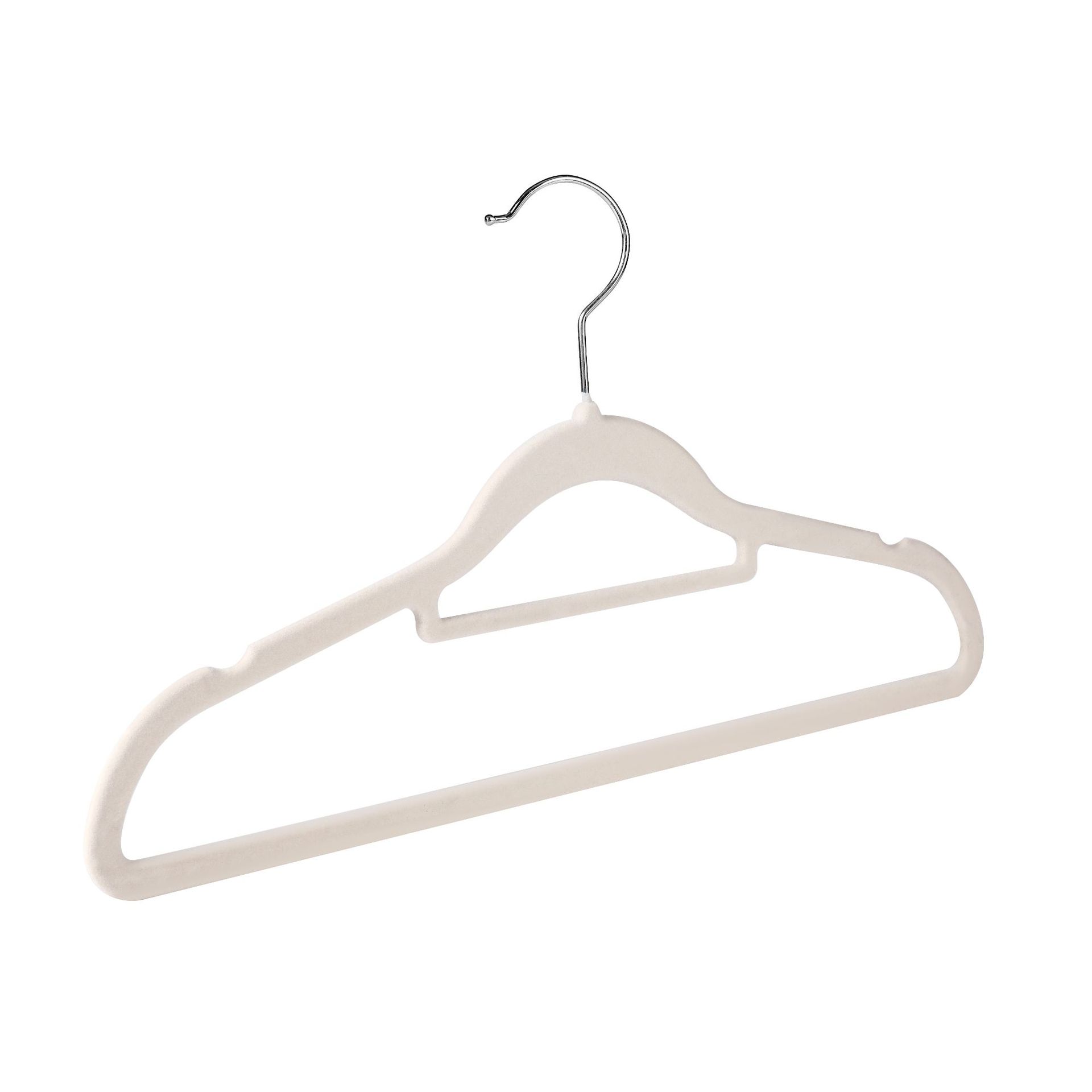 Flocking clothes hanger wet and dry drying clothes hanger thickened non-slip seamless clothes hanger household storage clothes support