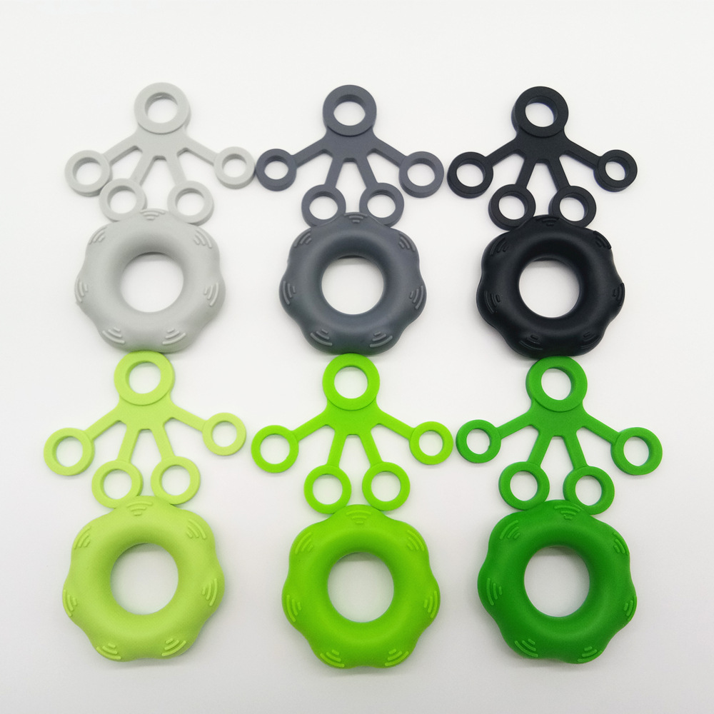 Cool Shun Silicone Finger Tension Silicone Grip Finger Grip Finger Exerciser Grip Ring Set