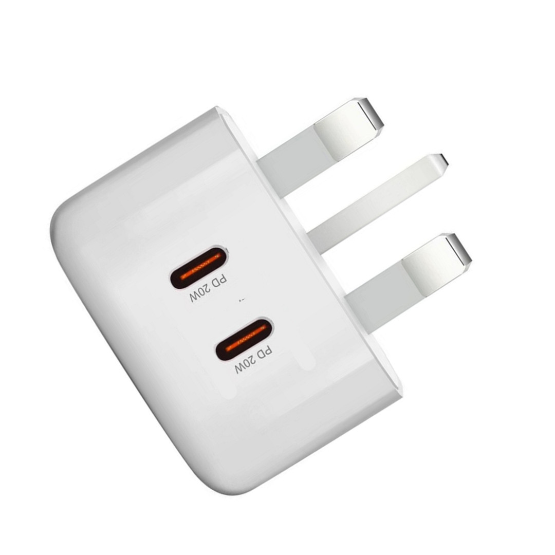 40W Dual C зарядное устройство для мобильного телефона Type-C Двухпортовая Быстрая зарядка настенная зарядка Type-C Быстрая зарядка 40W зарядное устройство для мобильного телефона