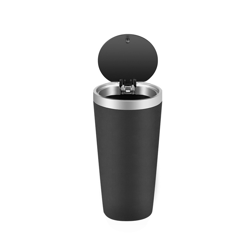 Car-mounted trash can in-car central control mini multi-functional waterproof storage bucket with lid umbrella drain cup-shaped storage bucket