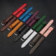 High-quality leather watch strap calf leather watch strap bamboo pattern color strap pin buckle watch strap watch accessories