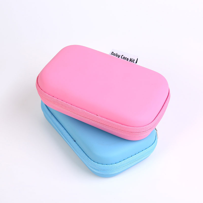 Cross-border baby care eight pieces of suit nail clippers feeding spoon comb nasal aspirator can be equipped with suit
