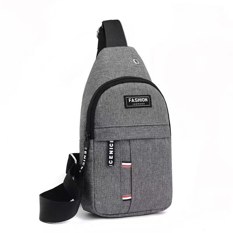 Cross-border Korean-style chest bag outdoor mountaineering riding shoulder crossbody bag Oxford cloth outdoor sports bag