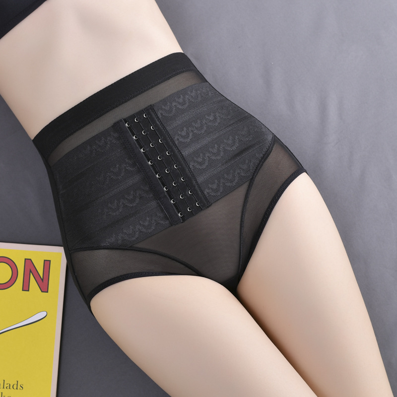 New Mid-Waist Breasted Women's Postpartum Belly Shaping Body Pants_voghion.com