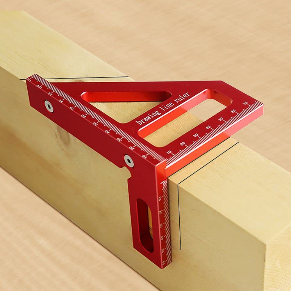 3D Multi-Angle Measuring Ruler45 ° 90 ° line drawing ruler scribing ruler scale cross-border