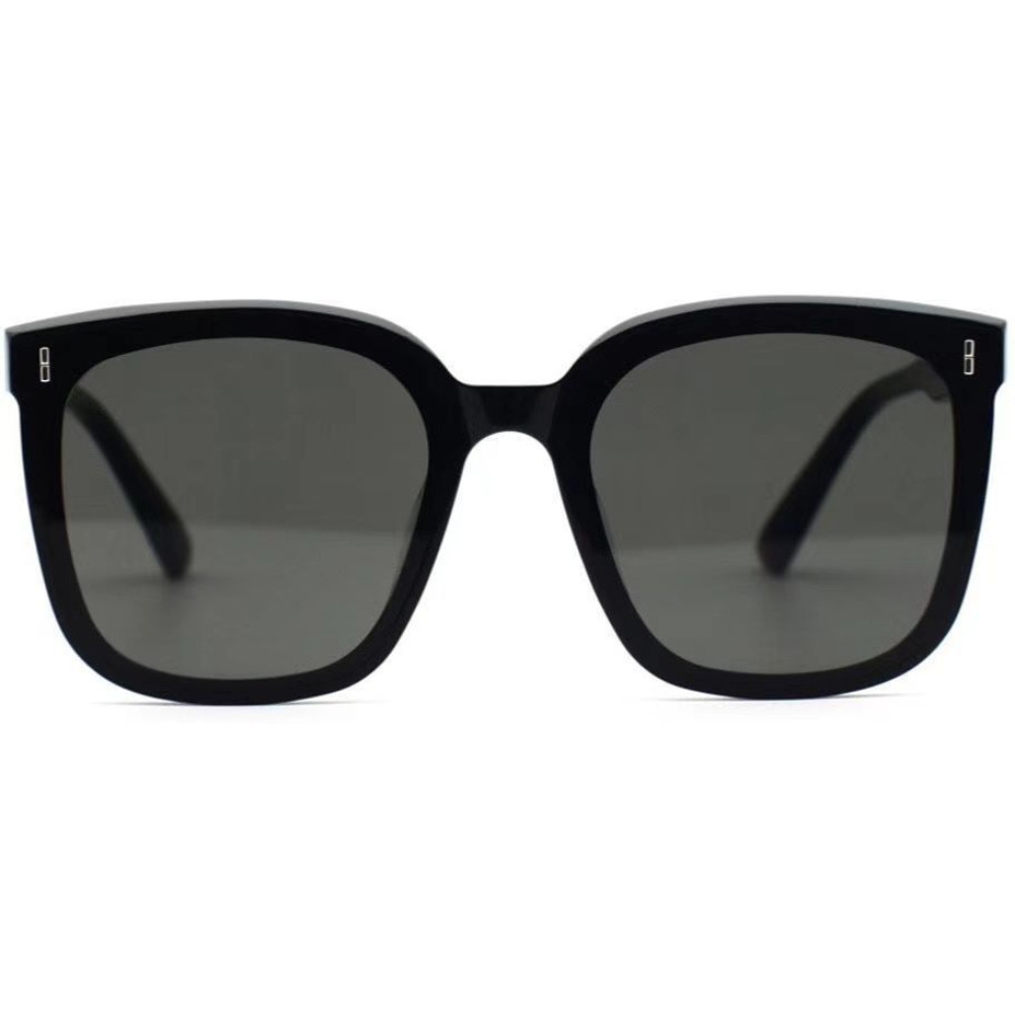 2024 new G rice nail sunglasses men's Korean trend polarized sunglasses ladies new disco glasses black