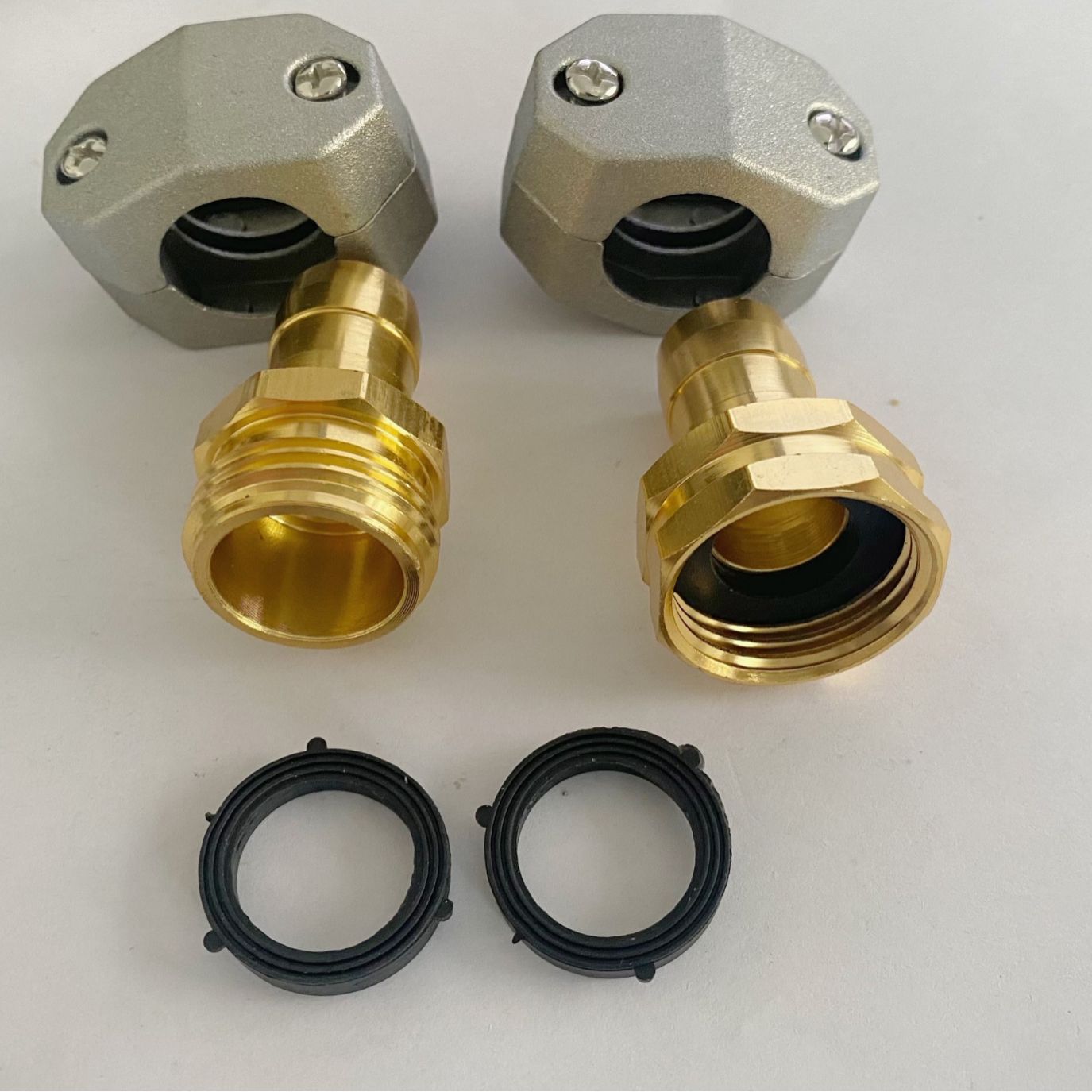 Garden Tool Connector Amazon Hot Sale Zinc Aluminum 5/8-3/4 Garden Hose Connector Water Pipe Connection Repairer