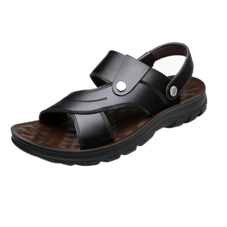 2023 Summer new men's sandals men's trendy beach shoes casual men's shoes thick-soled slippers wholesale a generation of hair