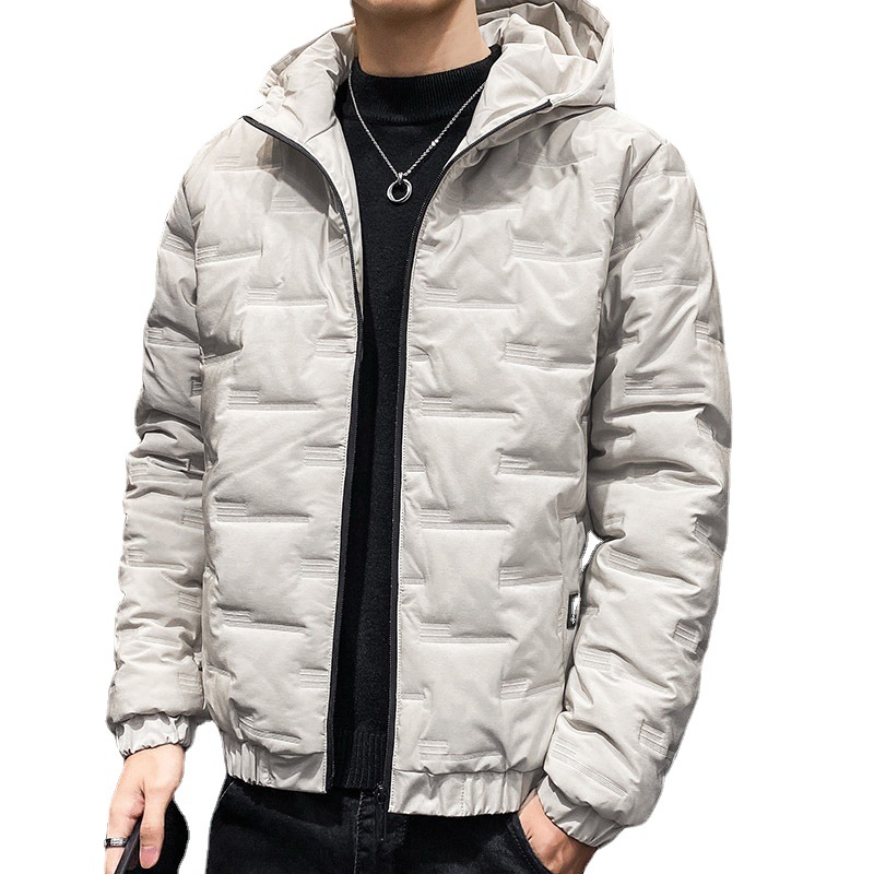 Cotton men's 2022 Winter Korean Japanese down cotton-padded jacket winter coat hooded cotton-padded jacket men's cross-border Amazon