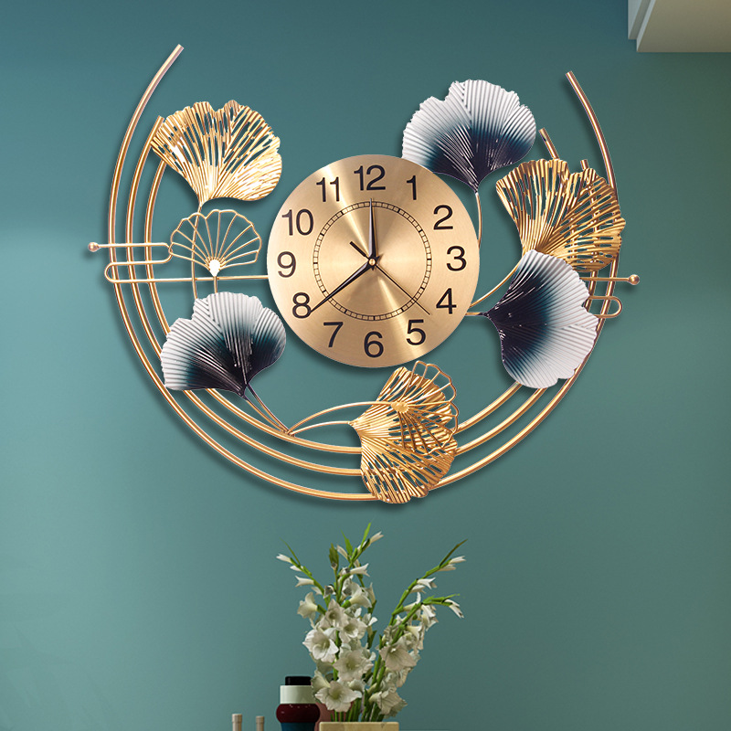 Fashion Nordic clock living room modern minimalist home decorative clock wall hanging net red creative restaurant wall clock wholesale