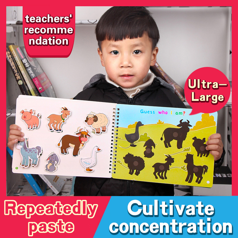 Cross-border e-commerce full English children's books children's quiet books baby literacy cards Amazon foreign trade generation