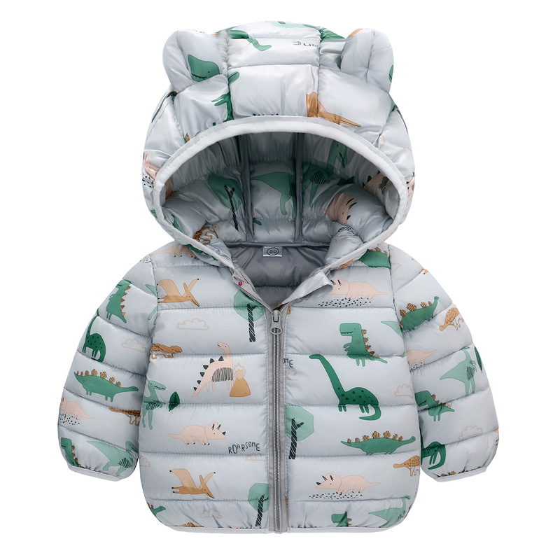 Baby cotton-padded jacket autumn and winter infant cotton-padded jacket coat cartoon ear top cotton-padded jacket cotton-padded jacket cotton-padded jacket