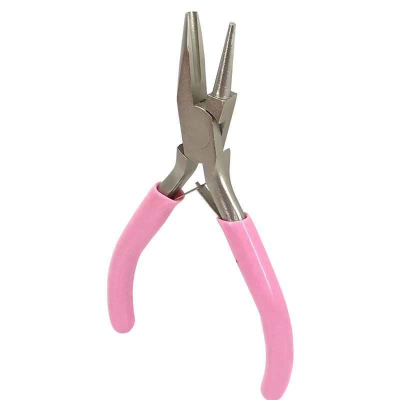 4.5 inch mini pliers winding pliers jewelry pliers half groove semicircle mouth tool pliers DIY hand tools