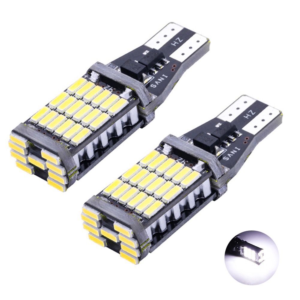 led car reversing light T15 4014 45smd decoding constant current electrodeless brake turn light highlight anti-strobe