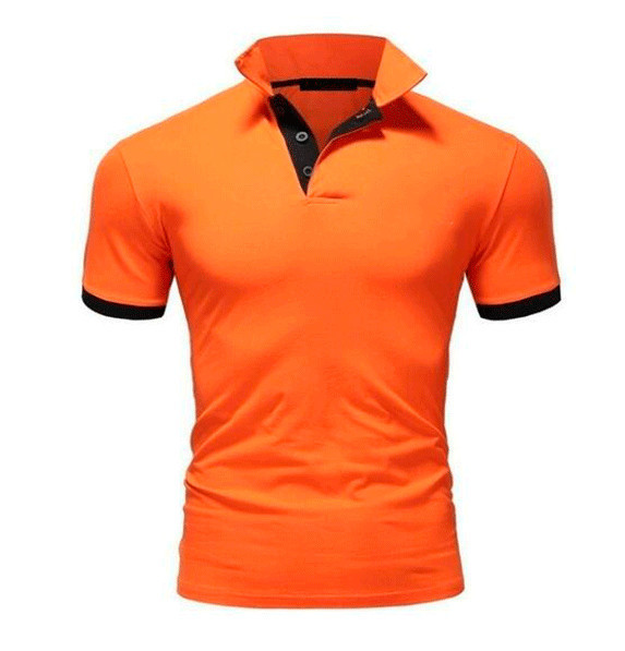 New Summer T-shirt Paul Men's Short Sleeve Top Popular Fashion Polo Shirt (2)