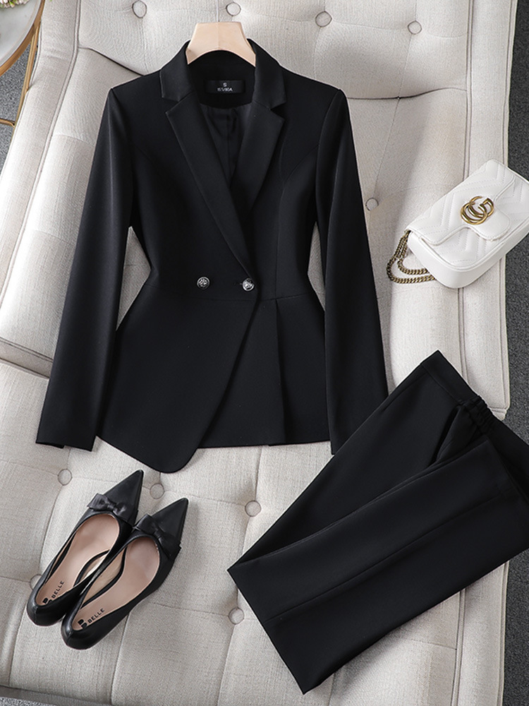 Black suit pants