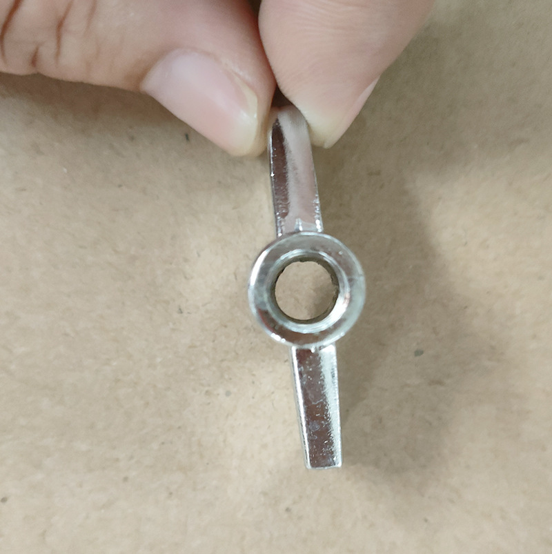Rack drum accessories hanging rack nut butterfly female bracket screw pipe hoop nut aluminum alloy hand button