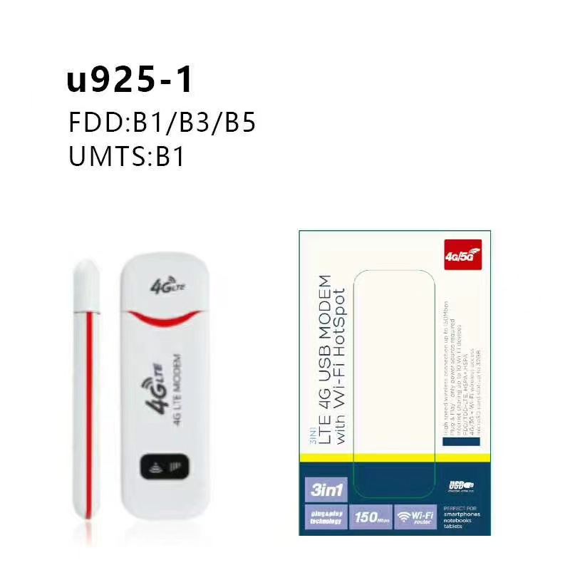 批發B1B3B5車載便攜usb無線移動隨身wifi網卡插卡4GLTE路由器