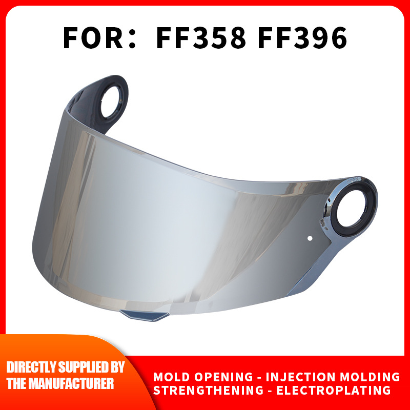 Cross-border new high-definition anti-ultraviolet motorcycle half-Helmet helmet lens LS is suitable for FF358 FF396