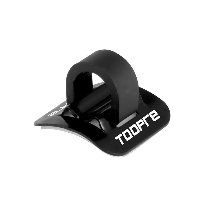 TOOPRE Bicycle C- type Buckle Wire Passer Frame Wire Seat Wire Pipe Double-sided Adhesive Aluminum Alloy Tubing Fixing Seat