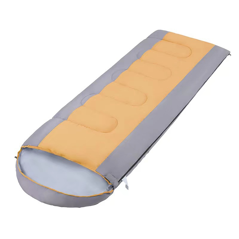 Outdoor Travel Dirty Sleeping Bag Camping Machine Washable Single Double Portable Autumn and Winter Thickened Envelope Camping Sleeping Bag with Hood