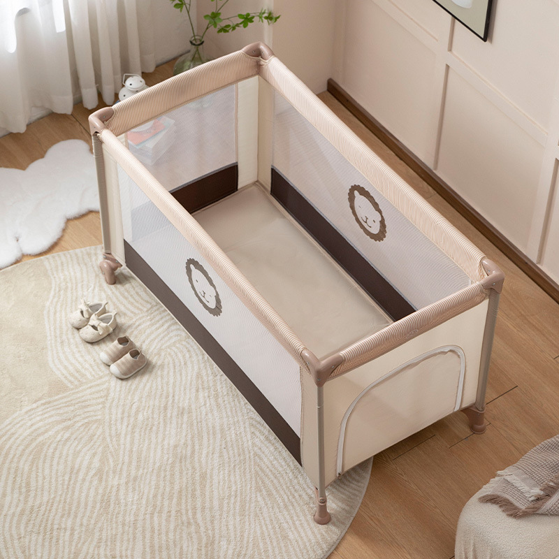 Cross-border Crib Portable Portable Foldable Newborn Movable Baby Bed Game Bed with Mosquito Net