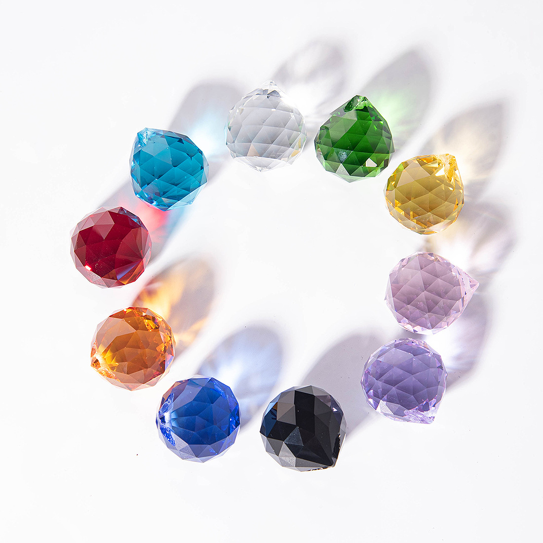 Transparent Crystal Lighting Ball 20.30.40.50.60 Lighting Furniture Home Bead Curtain Bead Pendant Accessories Supply