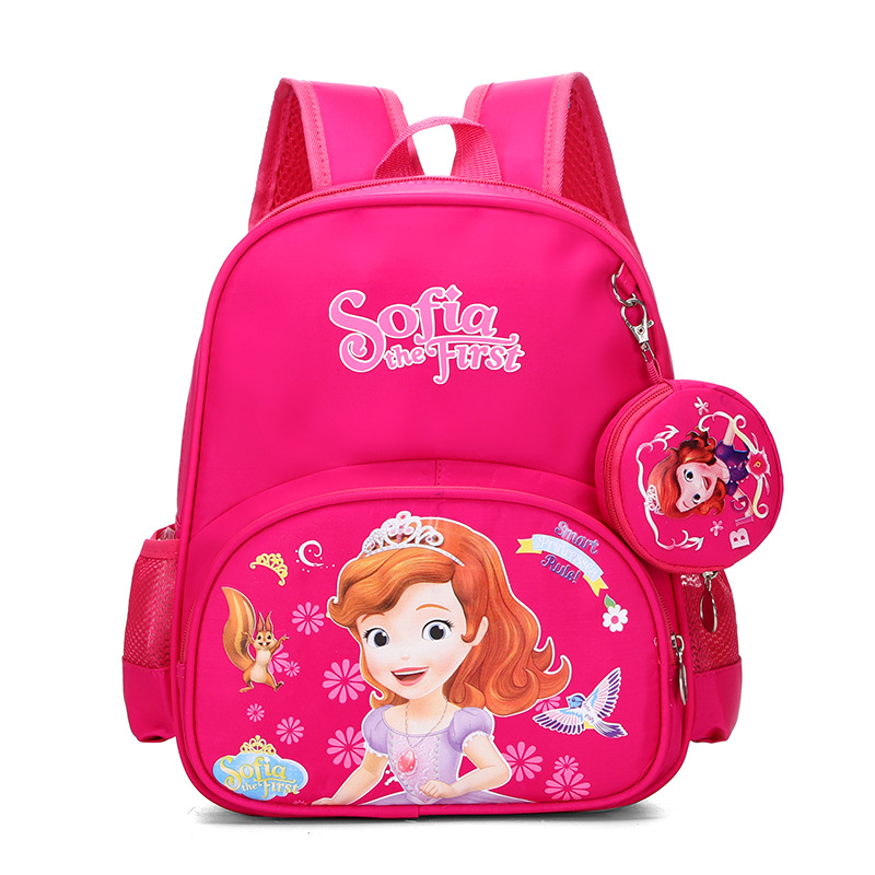 Cute Children's Schoolbag Kindergarten Boys and Girls Cartoon Bag 1-3-5 Years Old Baby Baby Backpack Wholesale