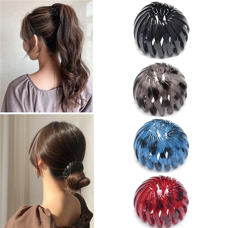 シンプルなヘアアクセサリーボールヘッドヘアクリップネクタイバンドピン巣クリップリングピンバンドリングアクセサリー|undefined