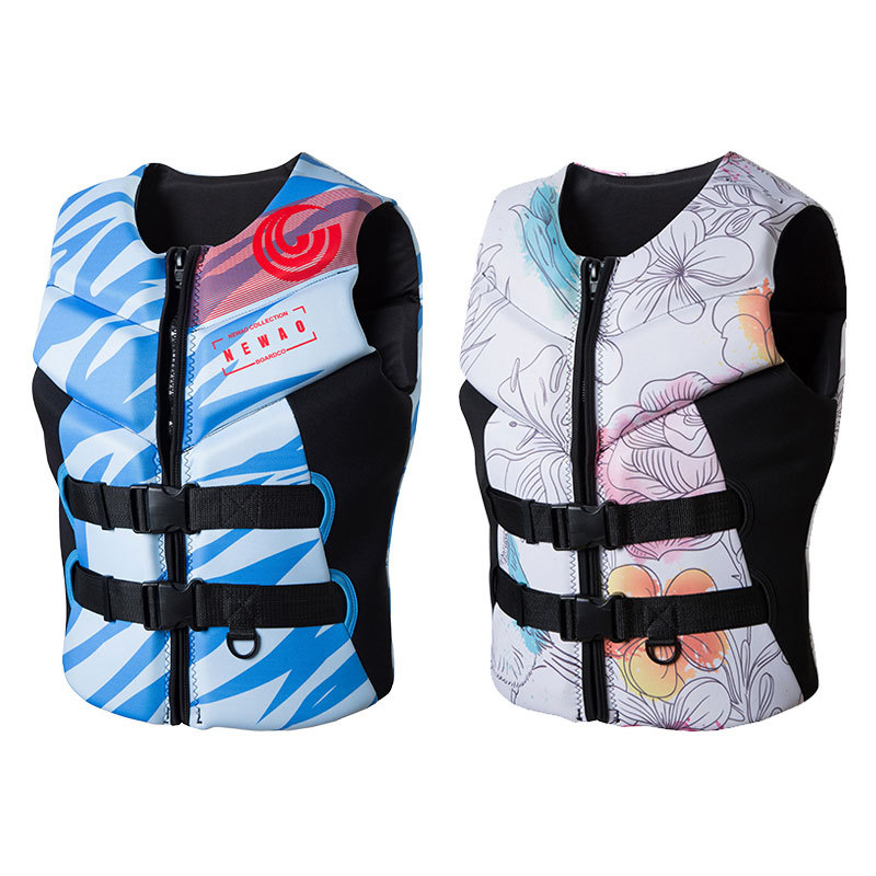 New high-end life jacket adult professional large buoyancy vest snorkeling swimming warm drifting sea fishing surfing factory