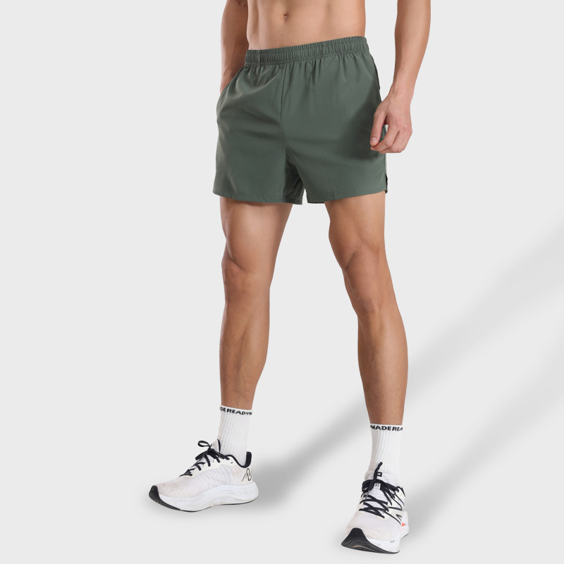 lulu quick-drying running shorts training marathon sports shorts men's breathable fitness casual three-point basketball pants