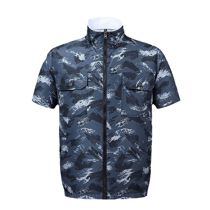 Summer Cooling Air Conditioning Clothes with Fan Cooling Fan Clothes Long Sleeve Skin Clothes Outdoor Work Clothes Jacket