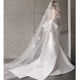 Satin Wedding Dress High-end French White Slim-fit Strapless Simple Bride Wedding Bow Out-door Yarn Spring